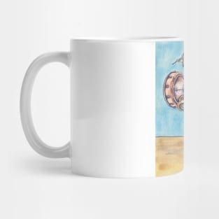 Steampunk style sunflowers van gogh style Mug